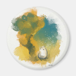 Cute tale magnet