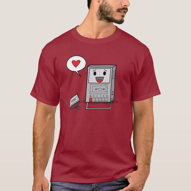 Cute Tape Player - Mens T-Shirt (Front)