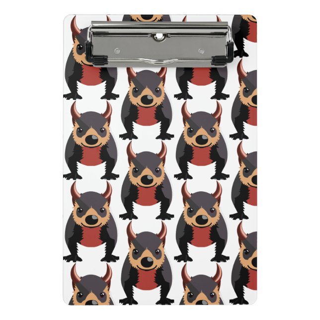 Cute Tasmanian Devil Design Mini Clipboard (Front)
