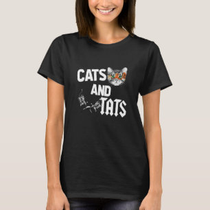 Cute Tattoo Artist cats and tats inked inking tatt T-Shirt