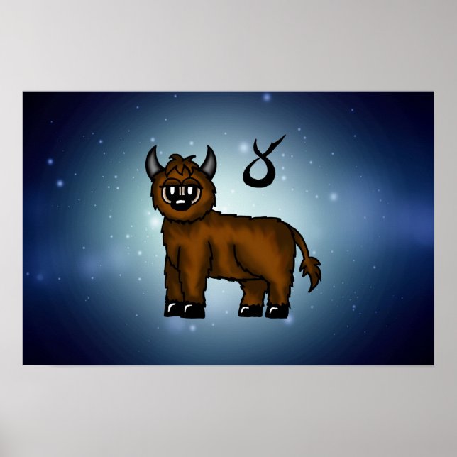 cute taurus poster (Front)