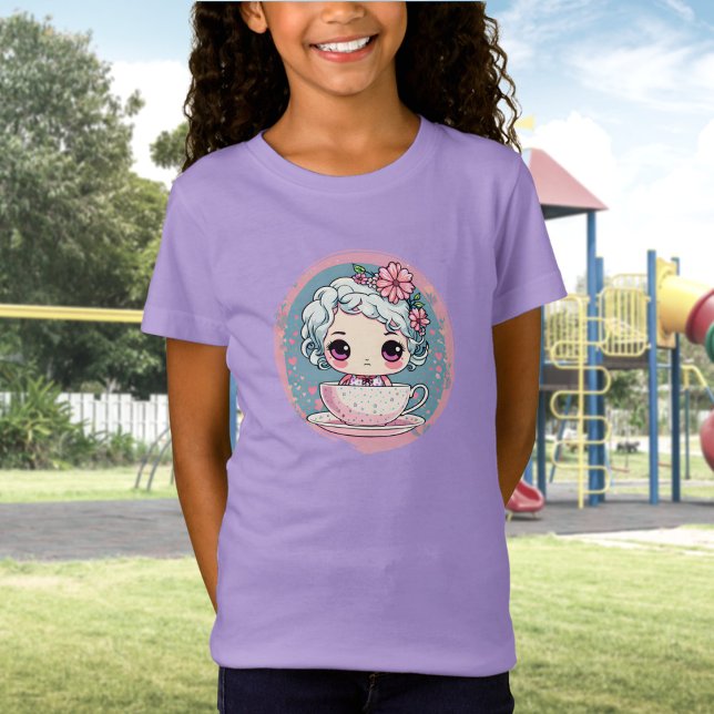 Cute Tea Cup Doll T-Shirt (Creator Uploaded)