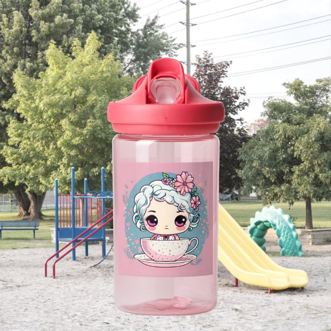 Cute Tea Cup Doll Water Bottle (Creator Uploaded)