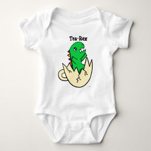 Cute Tea-Rex Baby Bodysuit
