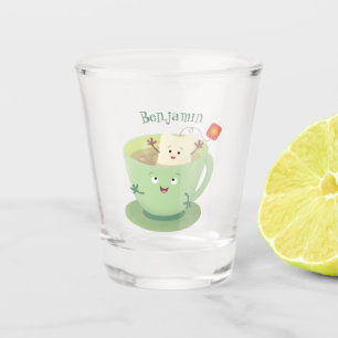 Cute teabag cup cartoon humour character 