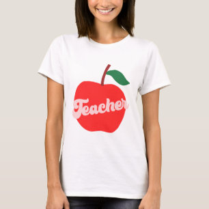 Cute Teacher Apple T-shirt
