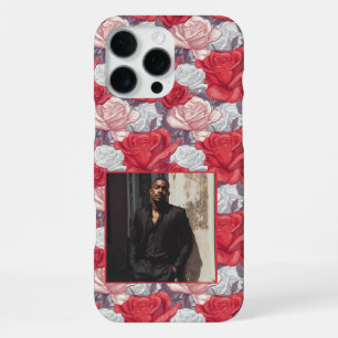 Cute Teacher Appreciation Gift Rose Flower Photo iPhone 16 Pro Max Case