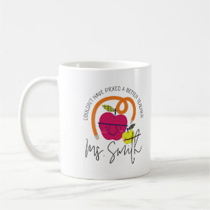 Cute Teacher Appreciation Thank your Gift Custom Coffee Mug