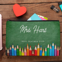 Cute Teacher Chalkboard Coloured Pencils