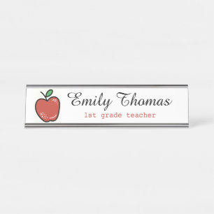 Cute  Teacher Desk Name Plate