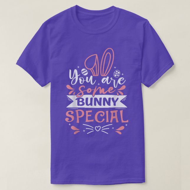 Cute Teacher Easter Rabbit Eggs You Are Some Bunny T-Shirt (Design Front)