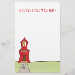 Cute Teacher Educator School Letterhead