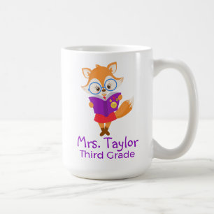 Cute Teacher Fox Coffee Mug