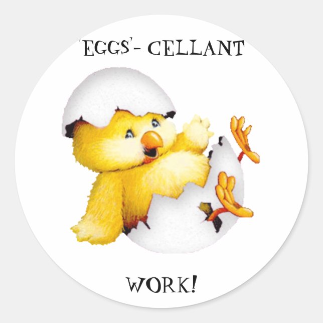 Cute Teacher Holiday Classic Round Sticker (Front)