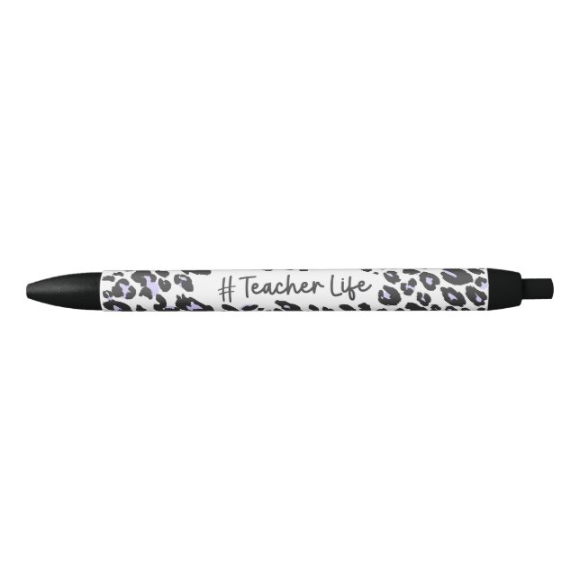 Cute Teacher Leopard Print Pen (Front)