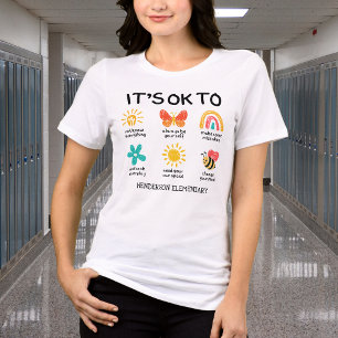 Cute Teacher Motivational School Tri-Blend Shirt