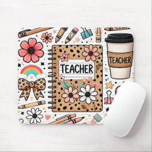 Cute Teacher Mouse Mat