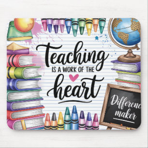Cute Teacher Mouse Mat
