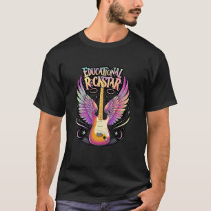 Cute TEACHER Of The Year EDUCATIONAL ROCKSTAR I Te T-Shirt