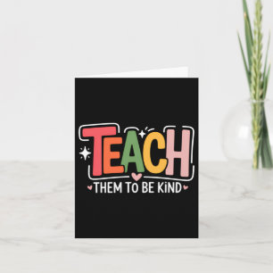 Cute Teacher School Card