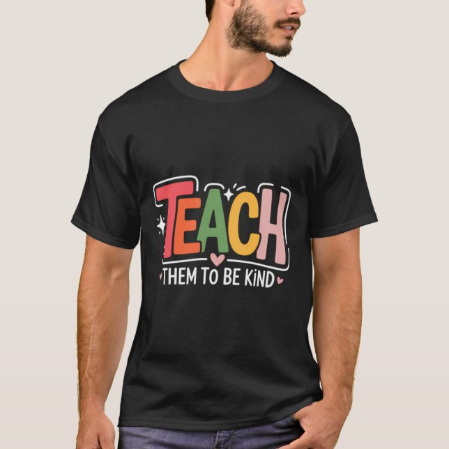 Cute Teacher School T-Shirt (Front)