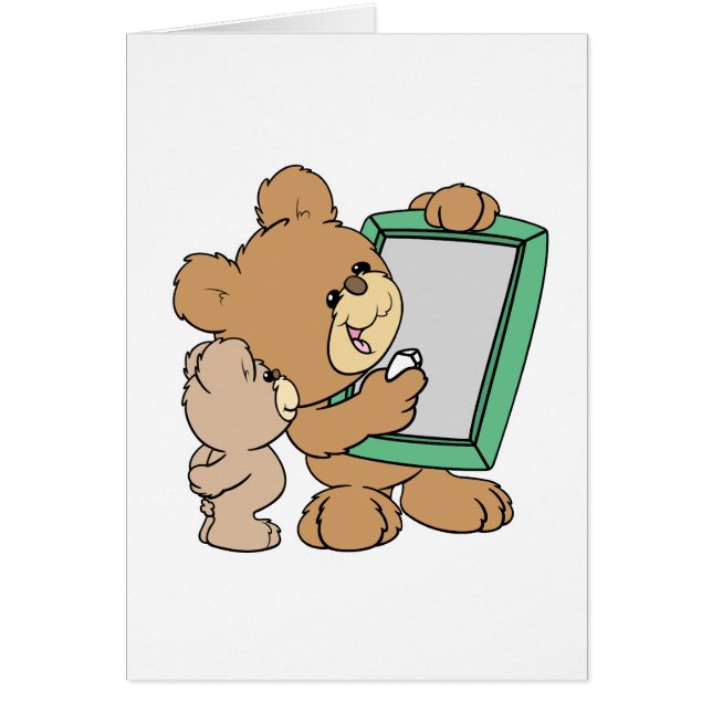 cute teacher teddy bear with chalkboard (Front)