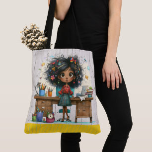 Cute Teacher Tote - See Back   Bag