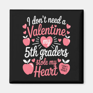 Cute Teachers Valentines Day Magnet