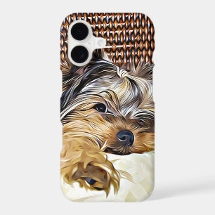 Cute Teacup Yorkie Yorkshire Terrier Digital Art