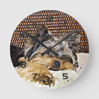 Cute Teacup Yorkie Yorkshire Terrier Digital Art