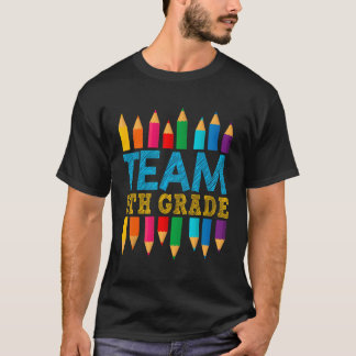 Cute Team 5Th Grade Teacher Student Kids Back To S T-Shirt