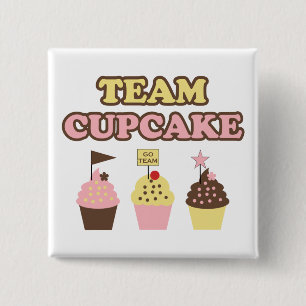 Cute Team Cupcake pin