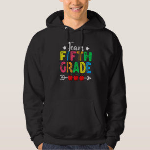 Cute Team Fifth Grade Teachers Students Back To Sc Hoodie