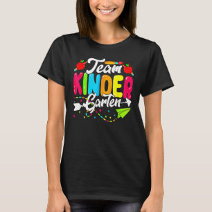 Cute Team Kindergarten Happy Back To School Teache T-Shirt