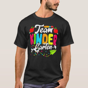Cute Team Kindergarten Happy Back To School Teache T-Shirt