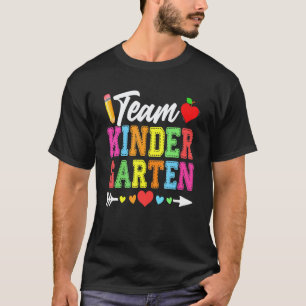 Cute Team Kindergarten Teachers Students Back To S T-Shirt