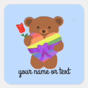 Cute Teddy Bear #2-2 Stickers