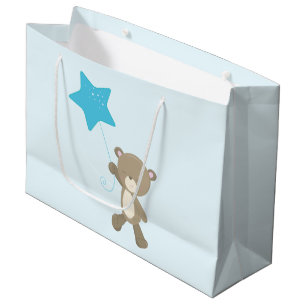 Cute Teddy Bear Baby Large Gift Bag