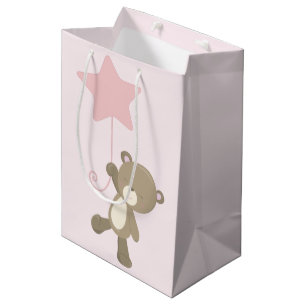 Cute Teddy Bear Baby Medium Gift Bag