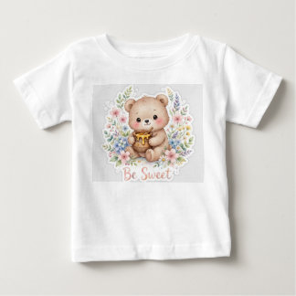 Cute teddy bear baby shirt- be sweet T-Shirt