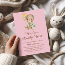 Cute Teddy Bear Baby Shower – We Can Bearly Wait 