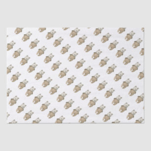 Cute Teddy Bear Boho Baby Shower Wrapping Paper
