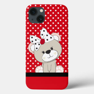 cute teddy bear iPhone 13 case