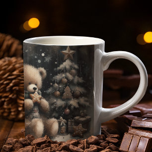 Cute Teddy Bear Christmas Coffee Mug