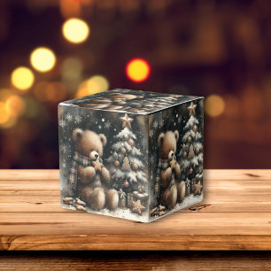 Cute Teddy Bear Christmas Favour Box