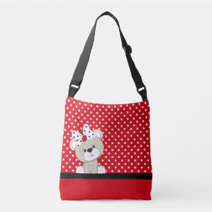 cute teddy bear crossbody bag