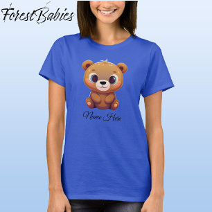 Cute Teddy Bear Cub Animal Cartoon Graphic 🧸 T-Shirt