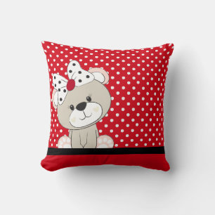 cute teddy bear cushion