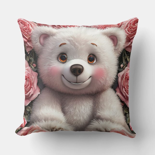 Cute Teddy Bear Cushion (Front)