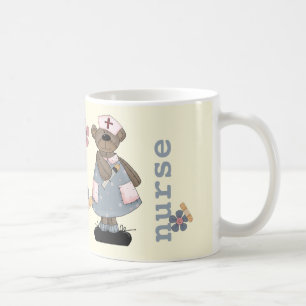 Cute Teddy Bear Custom Gift Mug for Nurse